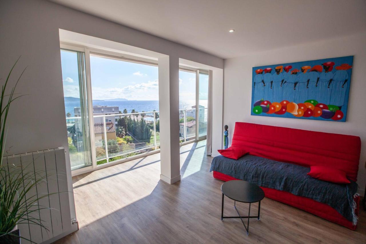 Tres Beau T2 Climatise Refait A Neuf, Vue Mer Panoramique Exceptionnelle A 120M A Pied De La Plage La Ciotat Buitenkant foto